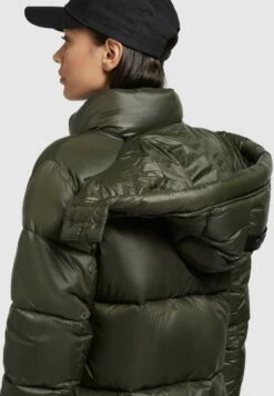Khujo VALONA SHINY - Winterjacke - Dunkelgrün -Khujo Geschaft 12362cbc65cc4e83bda8bc08bd6609fc