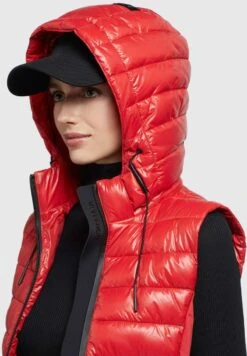 Khujo FABIA SHINY - Weste - Rot 13 Khujo FABIA SHINY - Weste - Rot -Khujo Geschaft 2669b984d3d24566ac66d3ec27bfb626