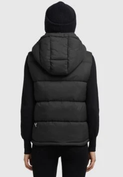 Khujo EDEN MATT - Weste - Schwarz -Khujo Geschaft 4174607aa73548fc829c44dff9d8883b