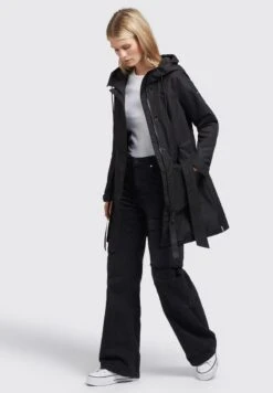 Khujo LAUREN3 - Parka - Schwarz -Khujo Geschaft 46c2480da9084e559cf02540553e393e