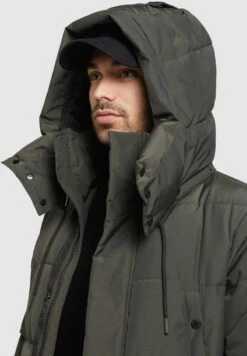 Khujo VIVAS - Wintermantel - Dunkeloliv -Khujo Geschaft 4953a07140354b0d84cfb6233ead98c8