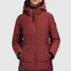 Khujo AMARAY 3 - Wintermantel - Rostrot -Khujo Geschaft 4f4f7b9abb684b8d91d06c70a28aa61f