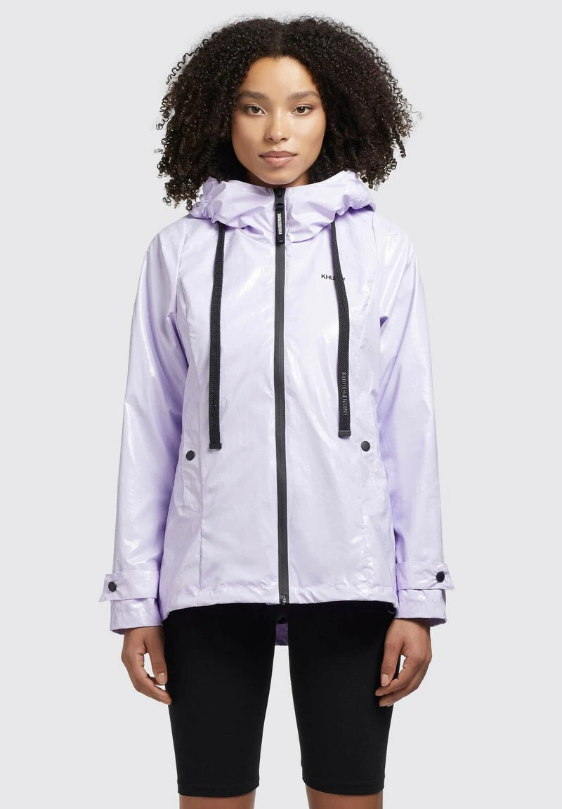 Khujo SOMIA - Regenjacke / Wasserabweisende Jacke - Flieder Hell 3 Khujo SOMIA - Regenjacke / Wasserabweisende Jacke - Flieder Hell