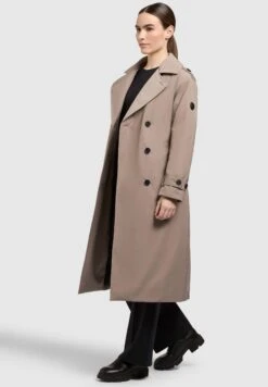 Khujo ELENA - Trenchcoat - Greige -Khujo Geschaft 677ec3fda823485aa780d034787b4058