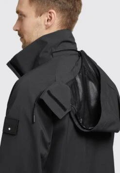 Khujo ADAM - Regenjacke / Wasserabweisende Jacke - Schwarz -Khujo Geschaft 7adbffc8f7c941f487705255f1b5dd3e