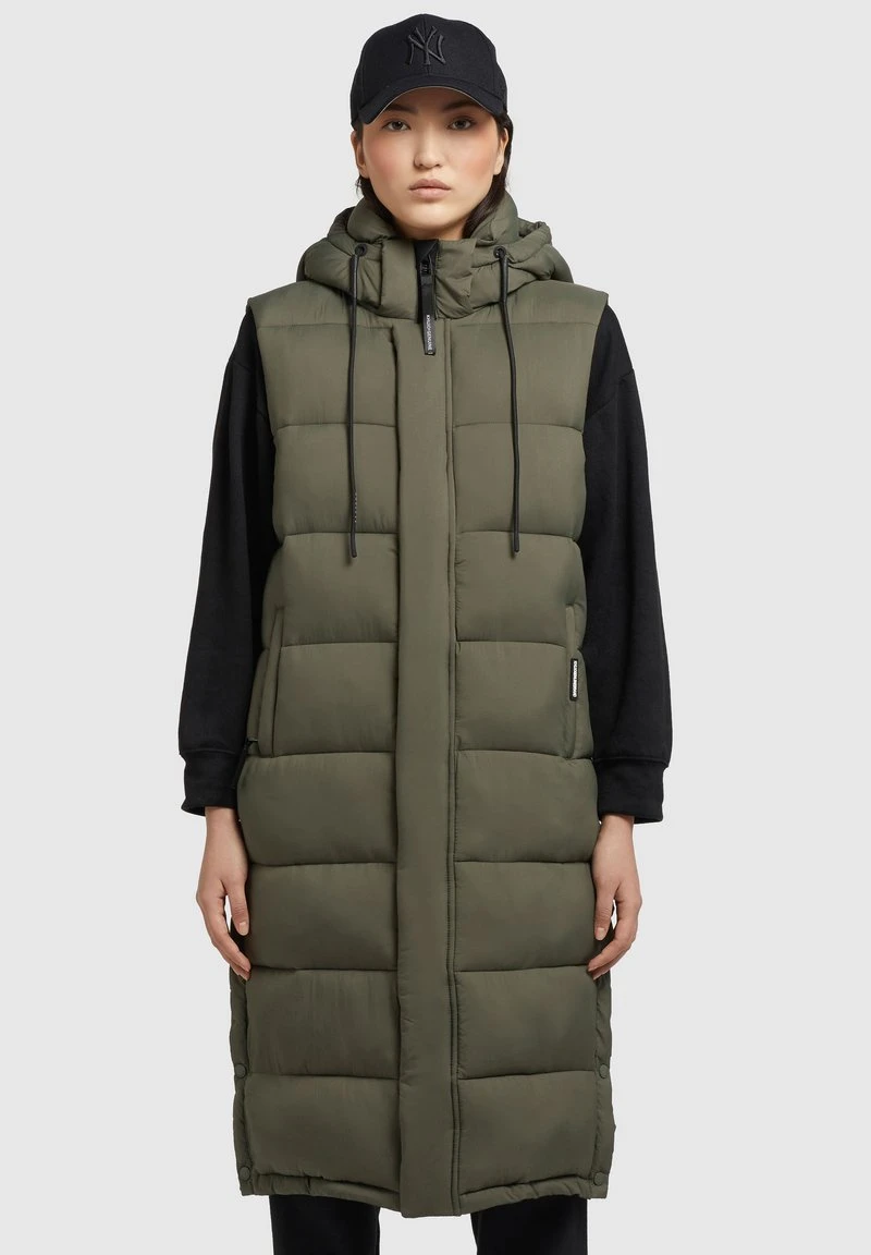 Khujo TOURIN MATT - Weste - Khaki Grün 3 Khujo TOURIN MATT - Weste - Khaki Grün