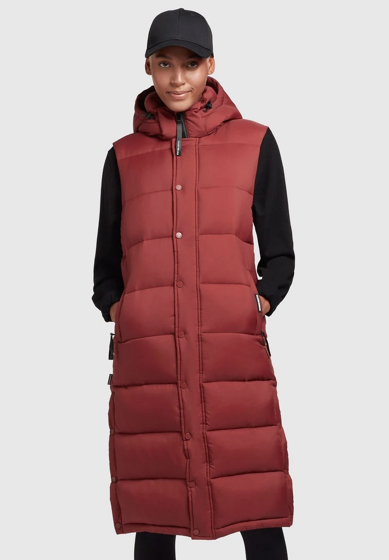 Khujo MAGNETA MATT - Weste - Rostrot 3 Khujo MAGNETA MATT - Weste - Rostrot