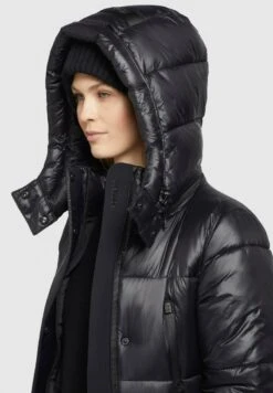 Khujo MELONA SHINY - Wintermantel - Schwarz -Khujo Geschaft a93779126c6441009d5f9b5f66604d70