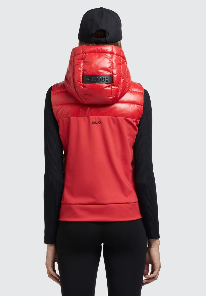 Khujo FABIA SHINY - Weste - Rot 5 Khujo FABIA SHINY - Weste - Rot – Bild 3