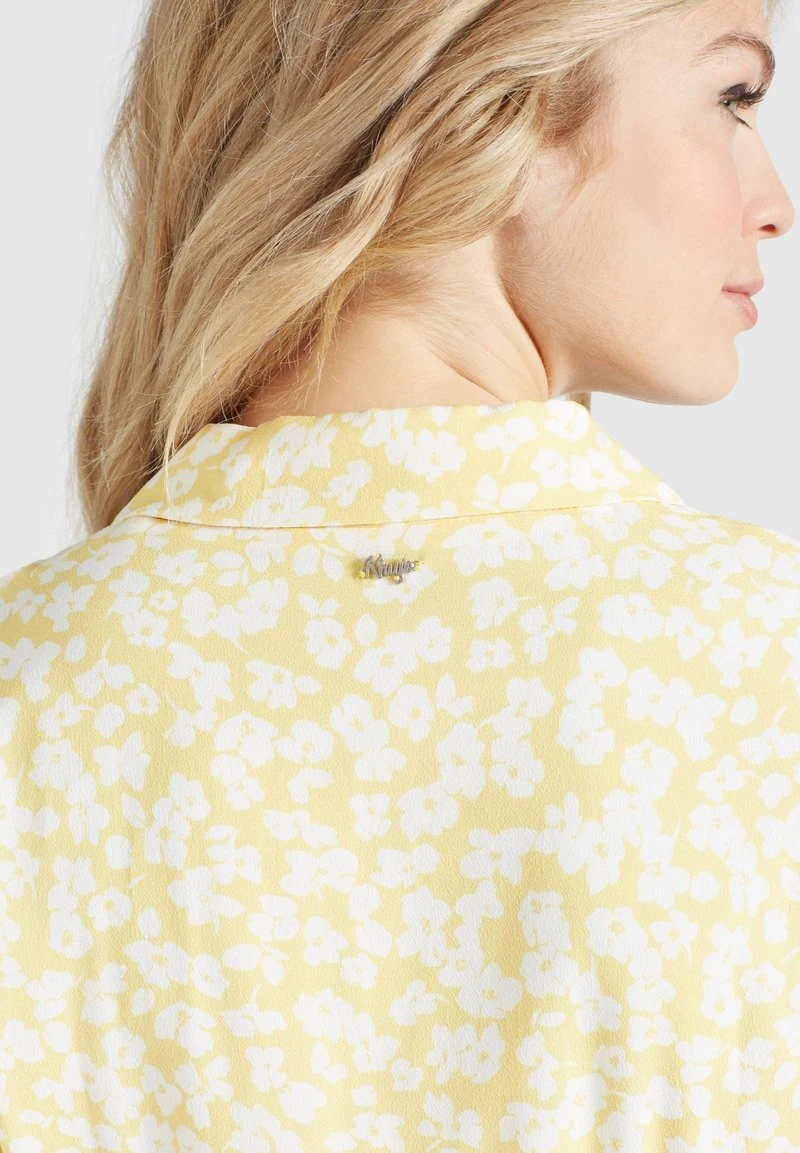 Khujo GOYA - Blusenkleid - Gelb-weiß Geblümt 8 Khujo GOYA - Blusenkleid - Gelb-weiß Geblümt – Bild 6