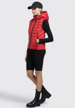 Khujo FABIA SHINY - Weste - Rot 11 Khujo FABIA SHINY - Weste - Rot -Khujo Geschaft c8ca6ad25044456384c462f9276baf72