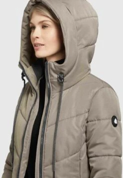 Khujo ARIBAY3 STRUCTURED - Wintermantel - Taupe -Khujo Geschaft d05f3202ecc74be39bbf97ac7e325e73