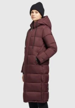 Khujo JULINA MATT - Wintermantel - Dunkelrot -Khujo Geschaft dd7ebcefd7e54d028915171b086a19c1