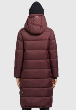 Khujo JULINA MATT - Wintermantel - Dunkelrot -Khujo Geschaft e42b54ea35f943f495226ac5b8f347f1