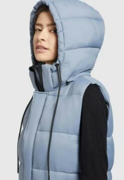 Khujo EDEN MATT - Weste - Hellblau -Khujo Geschaft e43490da395249f89fc93de98b43997c