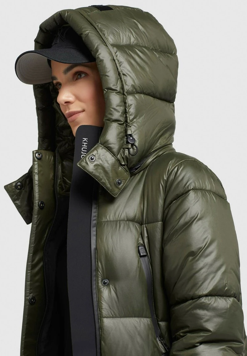 Khujo MELONA SHINY - Wintermantel - Dunkelgrün 6 Khujo MELONA SHINY - Wintermantel - Dunkelgrün – Bild 4