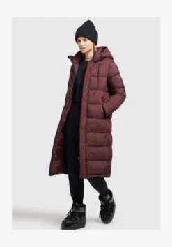 Khujo JULINA MATT - Wintermantel - Dunkelrot -Khujo Geschaft f1b8eb26d8764fbba66c8db6800680cc