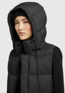 Khujo EDEN MATT - Weste - Schwarz -Khujo Geschaft f88f9d0c7d89455fb8048a8f0fcdc5e0